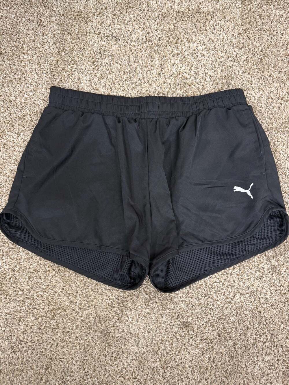 Puma Women's Black DryCELL Moisture Wicking Running Shorts Size L
